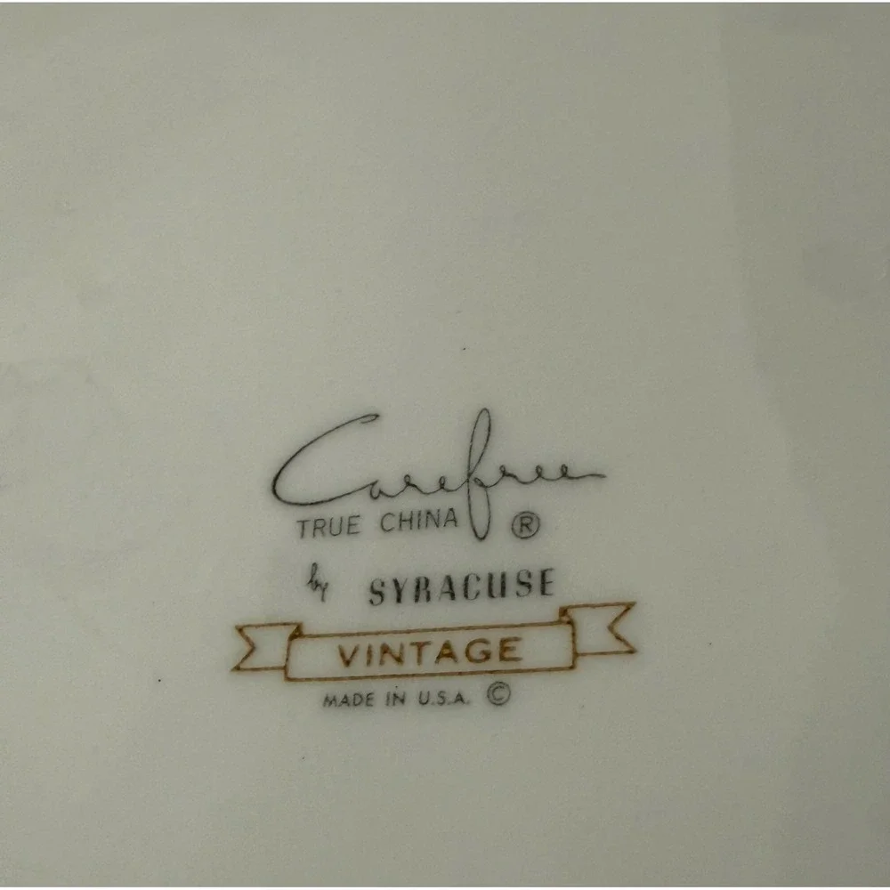 Syracuse China Carefree Vintage Grape Leaf Oval Serving Platter Made in USA‎